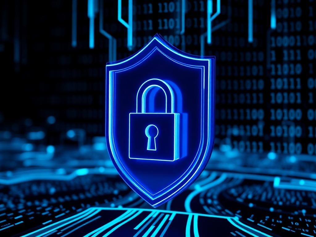 Cyber security shield protecting data